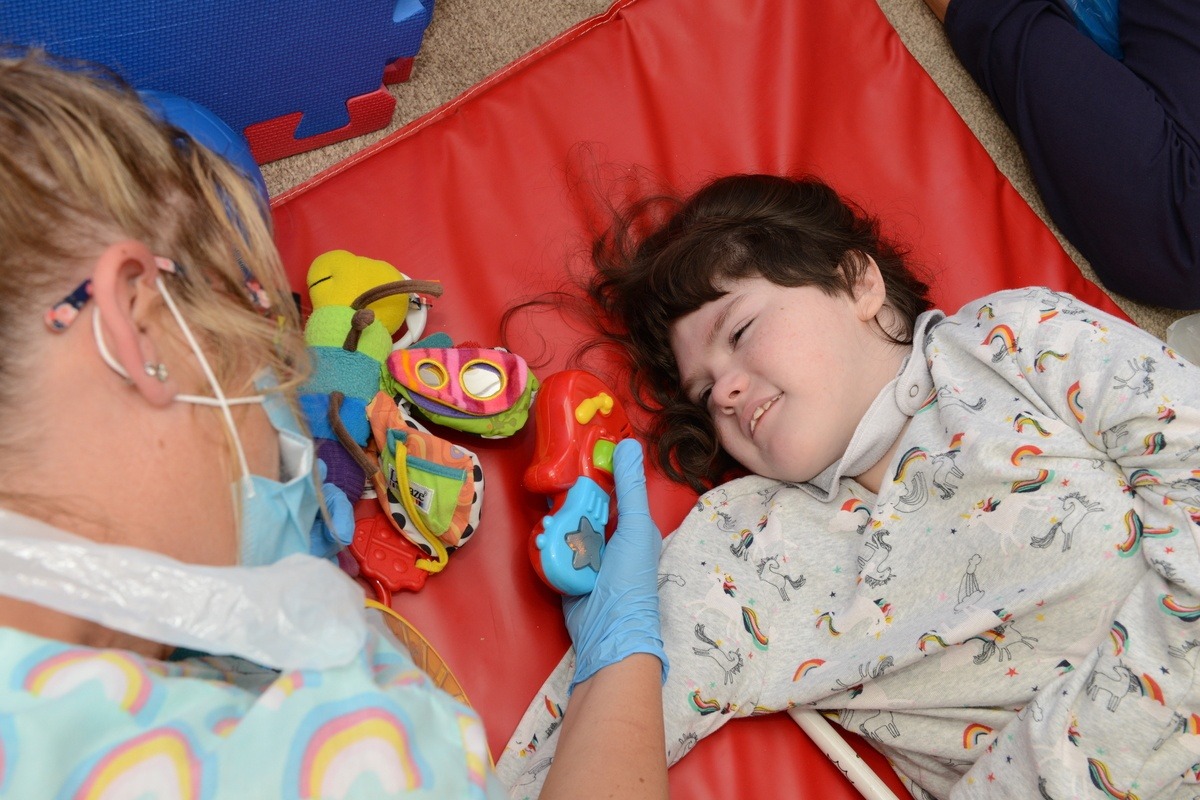 Home visits make Amber's day Childrens Hospice South West